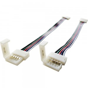 Комплект коннекторов APEYRON для RGBW светодиодной ленты 12,c AWG22+GRBW кабелем 09-74