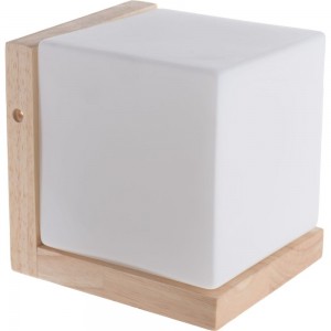 Декоративный настенный светильник APEYRON деревянная подставка, куб 16-01