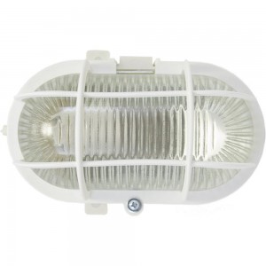 Светильник с решеткой APEYRON овал, белый, корпус ПАТС, НБП01-60-002белс/р