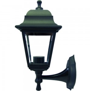 Настенный светильник-фонарь APEYRON, 4-хгранный, матовое стекло, черный 11-11