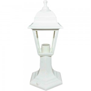 Напольный светильник-фонарь APEYRON, белый, прозрачное стекло 11-12БЕЛ