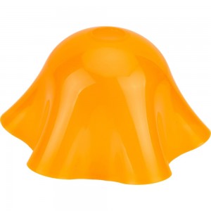 Пластиковый плафон Apeyron оранжевый, под патрон Е27, O280х140мм / 16-37