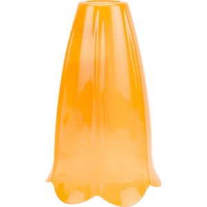 Пластиковый плафон Apeyron оранжевый, под патрон Е27, O140х220мм / 16-31