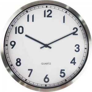 Настенные круглые часы Apeyron цвет корпуса серебристый, металл, 25 см ML200913