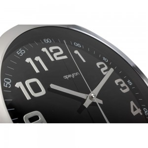 Настенные часы Apeyron, круг 3d, металл, ø30,4 см, бесшумные с плавным ходом, батарейка 1АА ML2207-192-1