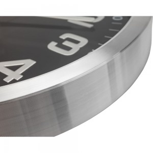 Настенные часы Apeyron, круг 3d, металл, ø30,4 см, бесшумные с плавным ходом, батарейка 1АА ML2207-192-1
