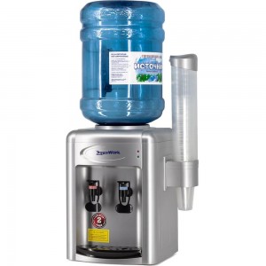 Кулер для воды Aqua Work 0.7TDR серебристый 24762