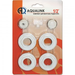Комплект для монтажа радиатора AQUALINK 1/2, 7 элементов 4583