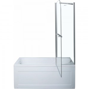 Шторка для ванны Aquanet 150x120, стекло 6 мм, прозраная 00209412