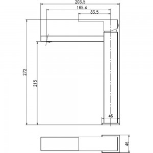 Смеситель Aquanet Blanco 00261817