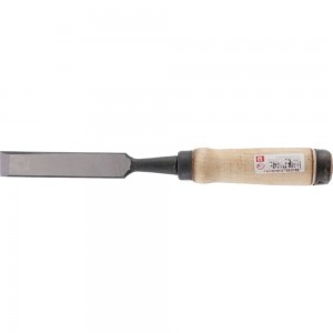 Стамеска-долото Арефино Инструмент горячая штамповка, с деревянной ручкой, 25 мм С223