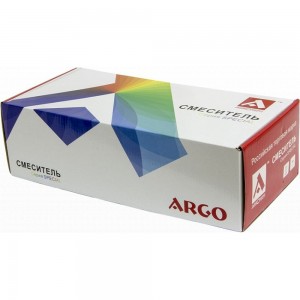 Смеситель для кухни ARGO KLIO, хром/чёрный, пластичный излив, d-35 41038