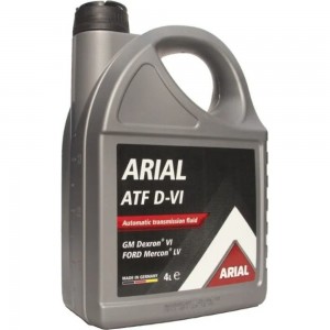 Трансмиссионное масло ARIAL ATF VI, 4 л AR001910130