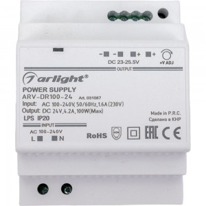 Блок питания Arlight ARV-DR100-24 031087
