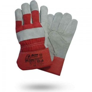 Спилковые комбинированные перчатки Armprotect комби, без усиления ладони, р10 SK300