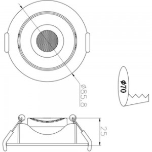 Потолочный светильник Arte Lamp A4761PL-1WH