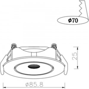 Потолочный светильник Arte Lamp A4761PL-1WH