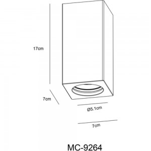 Потолочный светильник ARTE LAMP A9263PL-1WH 