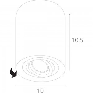 Потолочный светильник Arte Lamp FALCON A5645PL-1WH