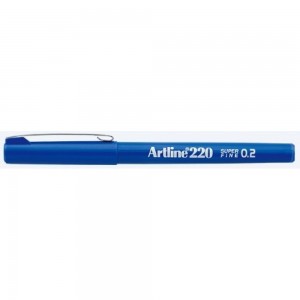 Капиллярная ручка Artline EK 220 с тонким наконечником, 0.2 мм, синяя EK220-010