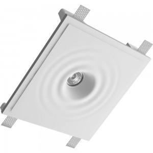 Встраиваемый гипсовый светильник Artpole потолочный, точечный, белый SGS15