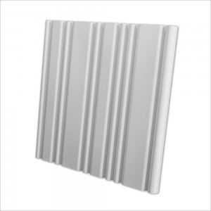 Стеновая панель 3D Artpole STEP (гипсовые; белые; 600x600 мм; 1 шт.; 0,36 кв.м) M-0080