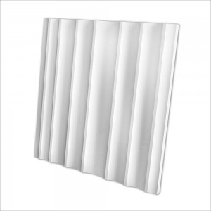 Стеновые панели Artpole 3D CROSS (гипсовые, белые, 600x600 мм, 1 шт., 0,36 м2) M-0082