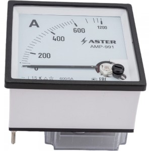 Амперметр Aster AMP-991 600/5А AMP991-600