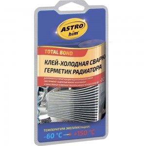 Холодная сварка для ремонта радиатора, герметик ASTROhim 55 г, блистер 46073 АC-9392