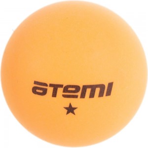 Мячи для настольного тенниса ATEMI Атеми 1*, пластик, диаметр 40 мм, оранжевые, 6 шт., ATB101 00000105929