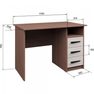 Письменный стол Атмосфера Оптима 00-00014725
