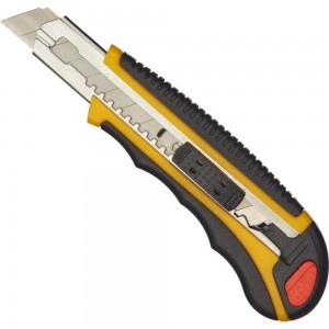 Универсальный нож Attache Selection 18 мм, с резиновыми вставками и 6 запасными лезвиями 280451