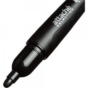Перманентный маркер 12 шт в упаковке Attache Selection Pegas черный 2-5 мм 426890