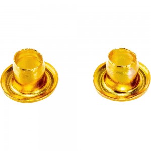 Комплект люверсов для дырокола Attache 250 шт/уп, диаметр 4.8 мм, золотистые 507805