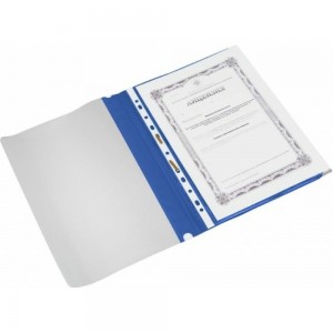Папка-скоросшиватель Attache A4 синий 10 шт в упаковке 495377
