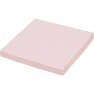 Блок-кубик Attache с клеевым краем 76х76, розовый, 100 листов 356200