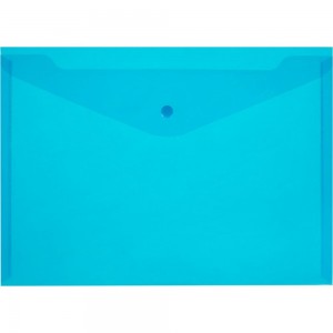 Папка-конверт Attache Элементари на кнопке 150, синий 10 шт в упаковке 1026496