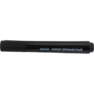 Перманентный маркер 12 шт в упаковке Attache Economy универсальный черный 2-3 мм 475786