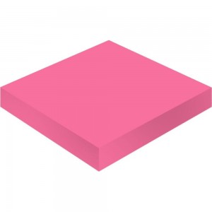 Стикеры Attache с клеевым краем 76x76 мм, неон, розовый 100 листов 1556522