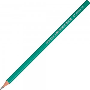 Чернографитный карандаш Attache economy HB заточенный шестигранный зеленый корпус 1258556