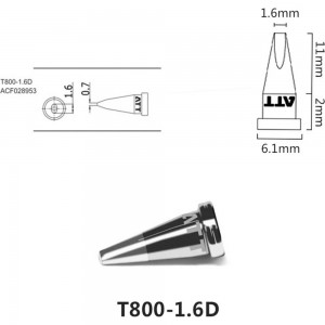 Паяльное жало T800-1.6D ATTEN 103561