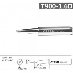 Паяльное жало T900-1.6D ATTEN 103537