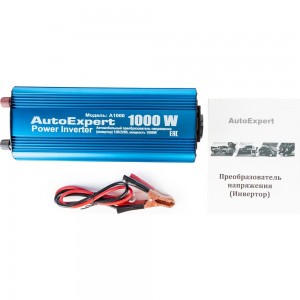 Автомобильный инвертер AutoExpert 1000W, преобразователь напряжения с 12 на 220V А1000