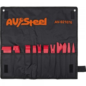 Комплект для демонтажа панелей облицовки AV Steel 11 предметов AV-921076