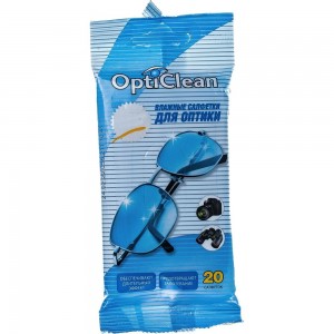 Влажные салфетки АВАНГАРД OPTI CLEAN очищающие для очков и оптики 20х10см 20шт OC-48131