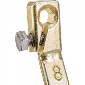 Прокачной ключ Автом-2 8х10 мм сварной, 2-х зажим 112208