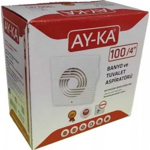Вентилятор AY-KA диаметр 100 мм, с индикацией, белый 2510200