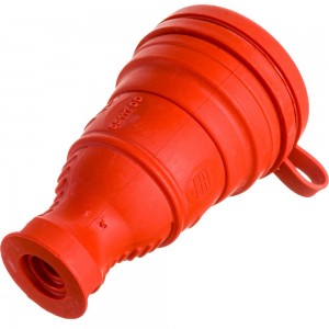 Разъём-штепсель AY-KA каучук c заземлением 16A IP44 красный 5511701