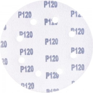 Круг шлифовальный (5 шт; 180 мм; P120; 8 отверстий) АЯ-ТЕХ 4673729815062