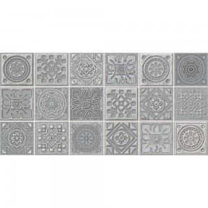 Декор Azori Ceramica grazia grey nefertiti, 20.1x40.5 см, 1 шт. 585582001
